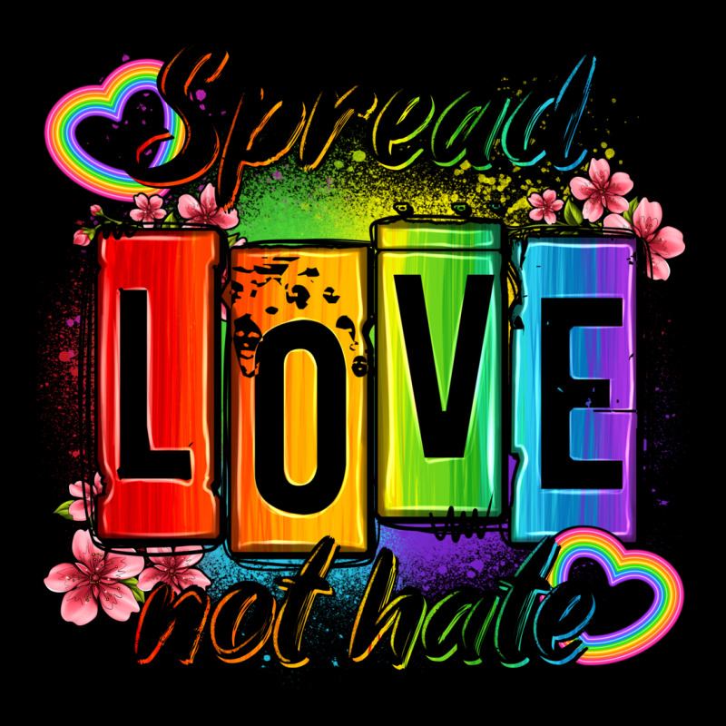 Spread Love Not Hate Urban Hoodie by OliviaCreatesArt | Teevron