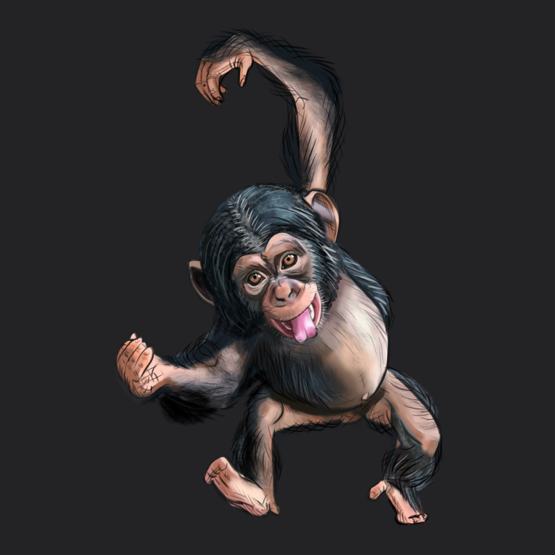 Baby Chimpanzee Vintage Tee by LillyAllenDesigns | Teevron