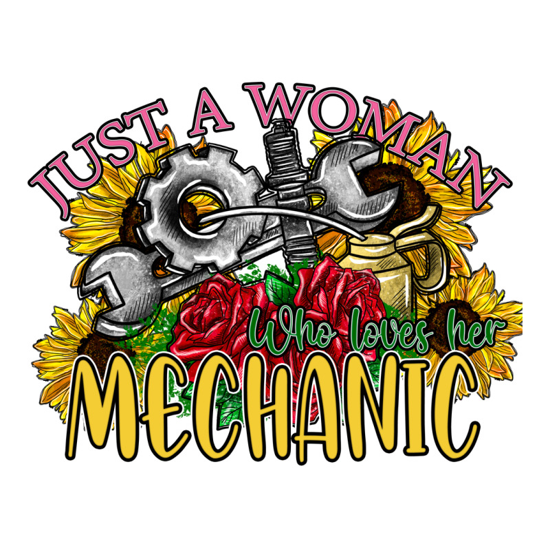 Just A Woman Who Loves Her Mechanic Premium Tee by SublimationCraftShop | Teevron