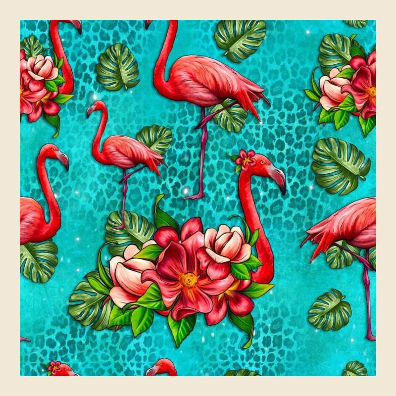 Flamingo Seamless Pattern Premium Tee by HRA Design Shop | Teevron