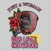 Just A Woman Who Loves Her Welder Premium Tee | Teevron