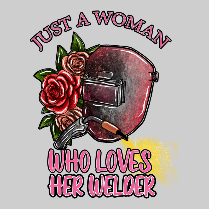 Just A Woman Who Loves Her Welder Premium Tee by SublimationCraftShop | Teevron