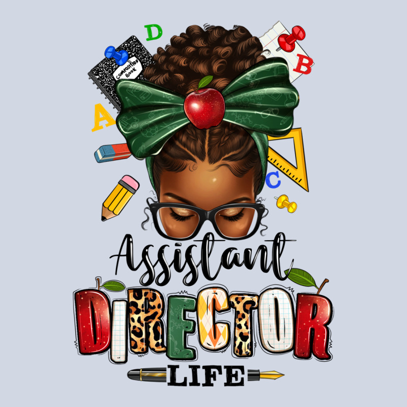 Assistant Director Life Afro Messy Bun Premium Sweatshirt by texasbilliewilder | Teevron