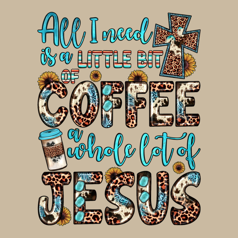 All I Need Is A Little Bit Of Coffee And O Whole Lot Of Jesus Long Sleeve Tee by JahusDesignShop | Teevron