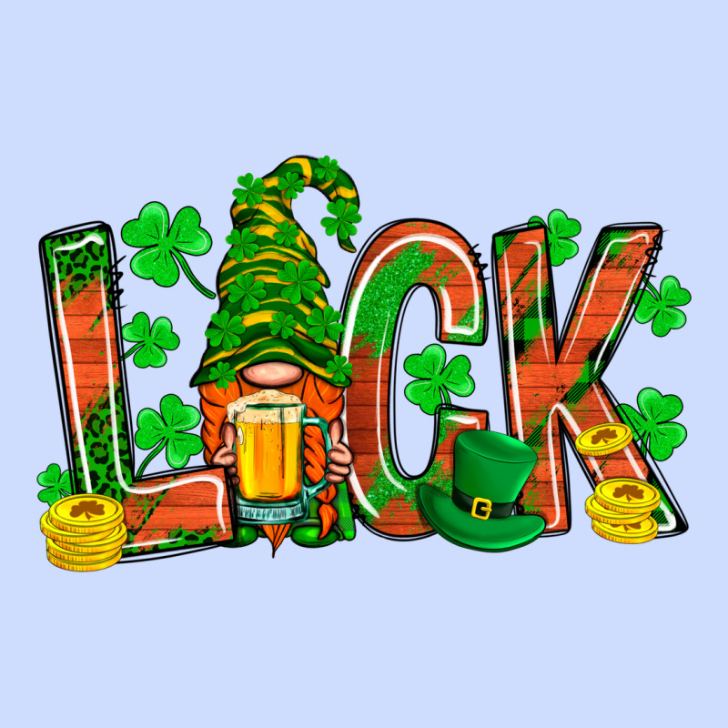Luck With Gnome And Beer Urban Heavy Tee by NancyCooperArtShop | Teevron