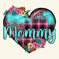 Mommy Leopard Turquoise Heart Premium Hoodie | Teevron