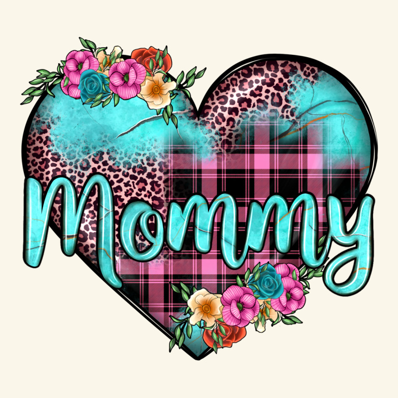 Mommy Leopard Turquoise Heart Premium Hoodie by JahusDesignShop | Teevron
