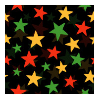African Color Stars Seamless Pattern Zipper Hoodie | Teevron