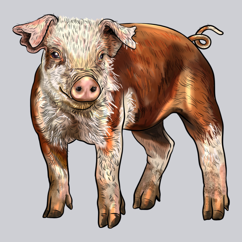 Baby Hereford Pig Heavyweight Sweatshirt by LillyAllenDesigns | Teevron