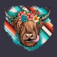 Highland Cow Serape Vintage Hoodie | Teevron