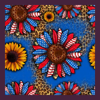 Usa Sunflowers Seamless Pattern Premium Tee | Teevron
