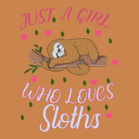 Just A Girl Who Lowes Sloths Heavyweight Hoodie | Teevron
