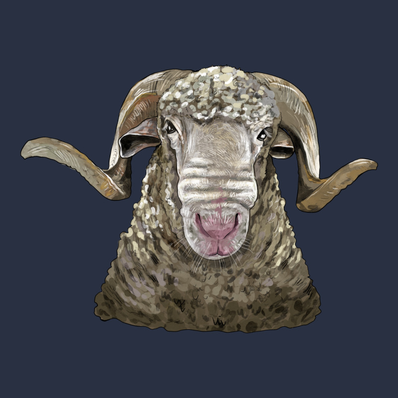 Rambouillet Sheep Head Heavyweight Sweatshirt by LillyAllenDesigns | Teevron