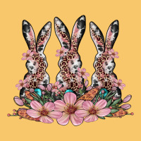 Rabbits With Blossom Flower Vintage Hoodie | Teevron