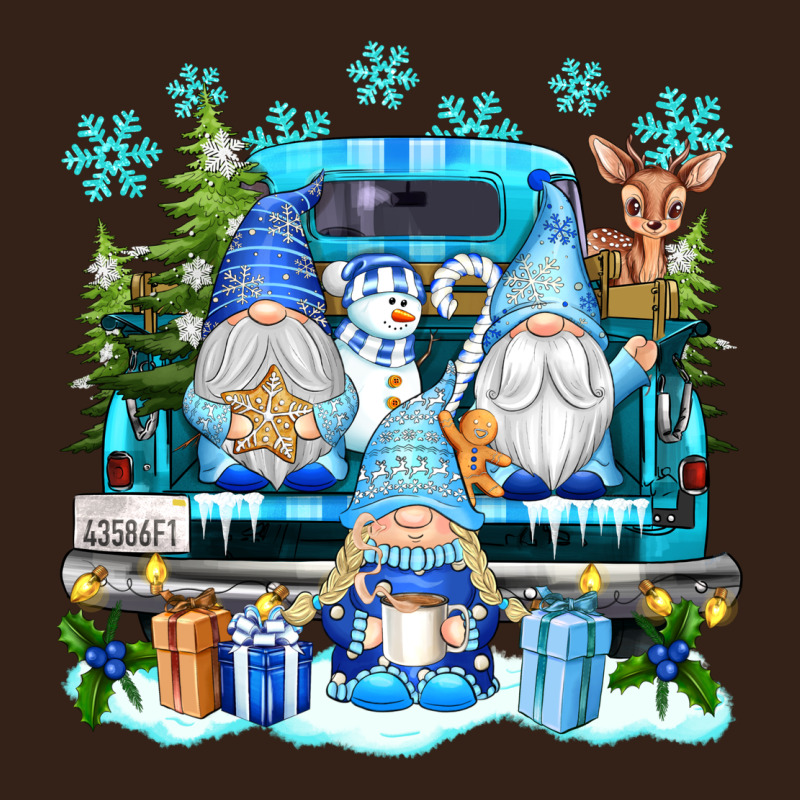 Snowman Gnome Truck Heavy Core Tee by texasbilliewilder | Teevron