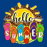 Hello Summer With Flip Flops Premium Sweatshirt | Teevron
