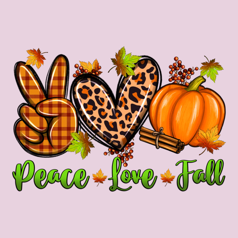 Peace Love Fall Ladies Tee by Zillion Design Studio | Teevron
