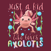 Just A Kid Who Loves Axolotls Long Sleeve Tee | Teevron