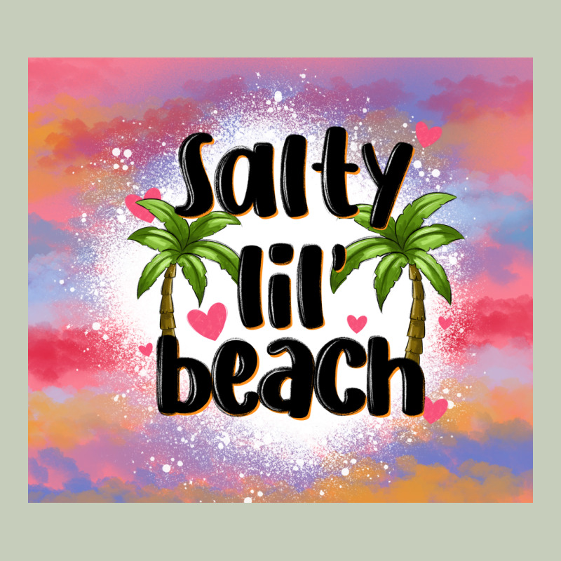 Salty Lil' Beach Long Sleeve Tee by MaliasSmallBusiness | Teevron
