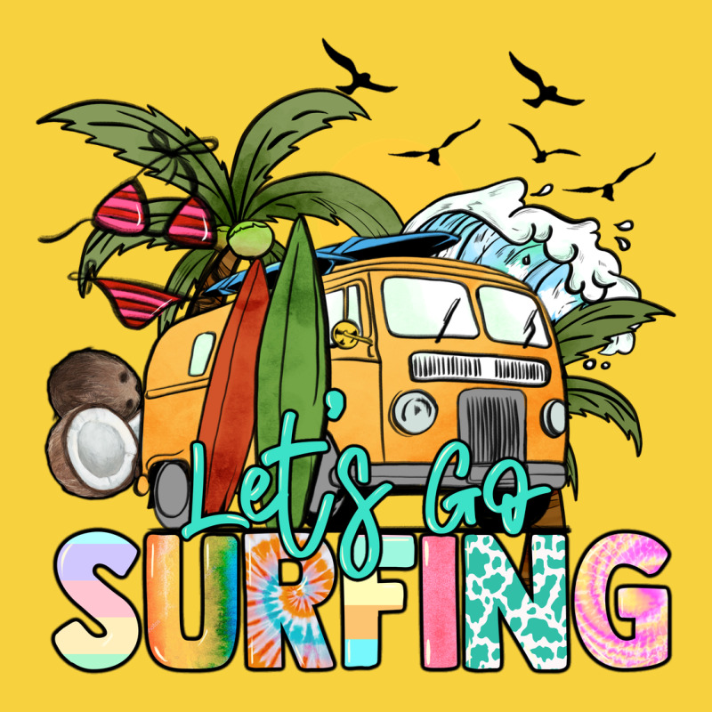 Let's Go Surfing Premium Sweatshirt by NancyCooperArtShop | Teevron