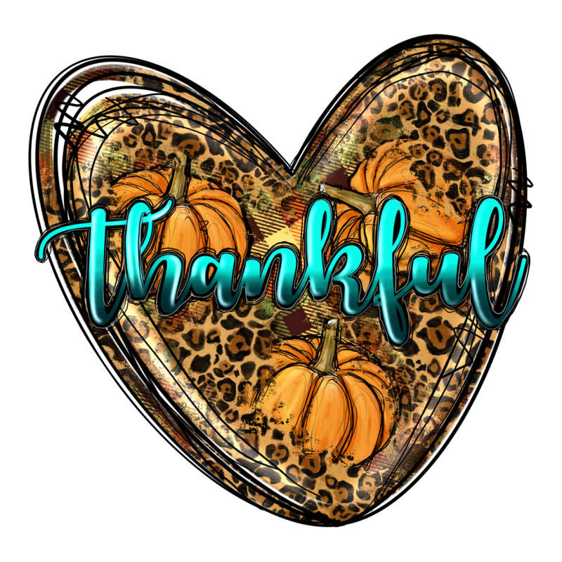 Thankful Pumpkin Heart Ladies Tee by RanaPortraitStore | Teevron