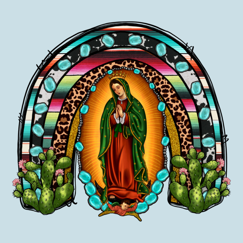 Our Lady Of Guadalupe Rainbow Ladies Tee by JahusDesignShop | Teevron