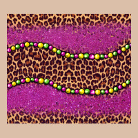 Mardi Gras  Leopard Pink Glitter Bead Urban Heavy Tee | Teevron