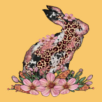 Bunny With Blossom Flower Vintage Hoodie | Teevron