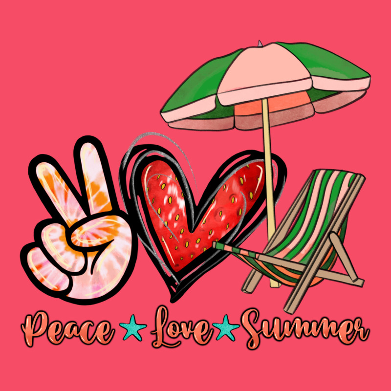 Peace Love Summer Premium Sweatshirt by NancyCooperArtShop | Teevron