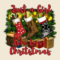Just A Girl Who Loves Christmas Ladies Tee | Teevron
