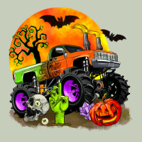 Halloween Monster Truck Ladies Tee | Teevron