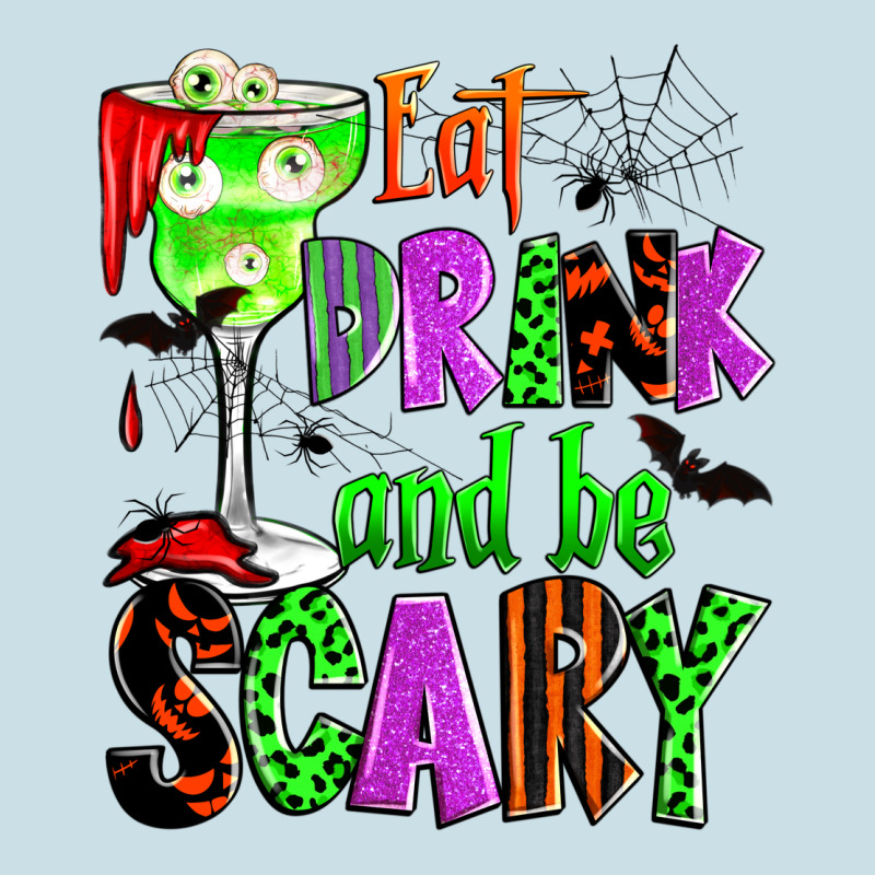 Eat Drink And Be Scary Ladies Tee by Zillion Design Studio | Teevron