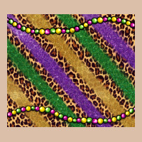 Mardi Gras Leopard Glitter Bead Urban Heavy Tee | Teevron