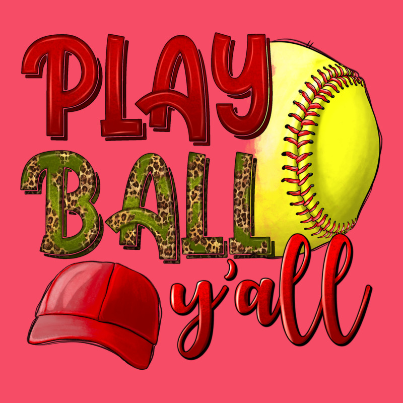 Play Ball Y'all Softball Premium Sweatshirt by NancyCooperArtShop | Teevron