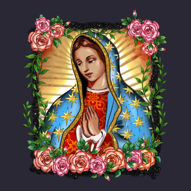 Lady Of Guadalupe Portrait Vintage Tee by BarkalooDesign | Teevron