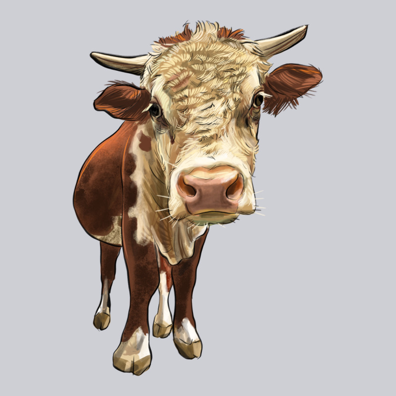 Hereford Heifer Heavyweight Sweatshirt by LillyAllenDesigns | Teevron