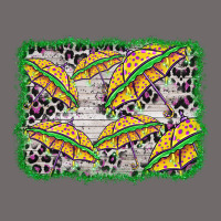 Mardi Gras Umbrella Background Urban Heavy Tee | Teevron