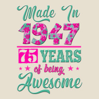 Made In 1947, 75 Years Of Being Awesome Kopya Urban Heavy Tee | Teevron