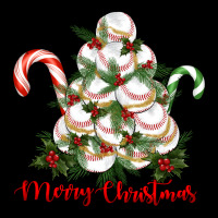 Merry Christmas Baseball Ladies Tee | Teevron