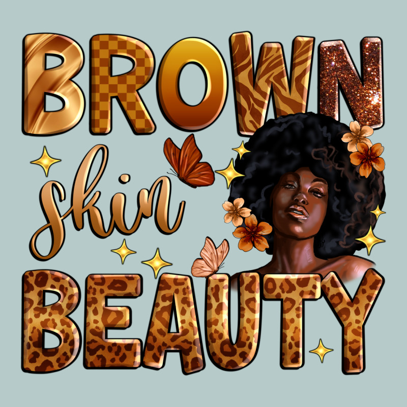 Brown Skin Beauty Heavy Core Tee by Zillion Design Studio | Teevron