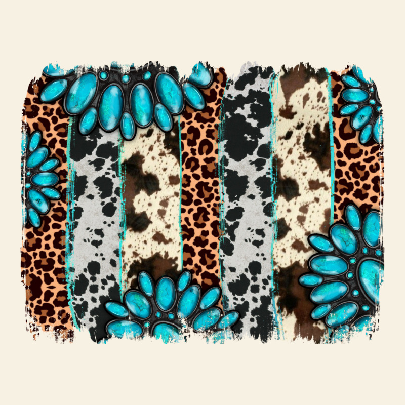 Gemstone Leopard Cowhide Brushstroke Vintage Tee by AdoDesignShop | Teevron