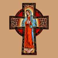 Lady Of Guadalupe Leopard Cross Vintage Tee | Teevron