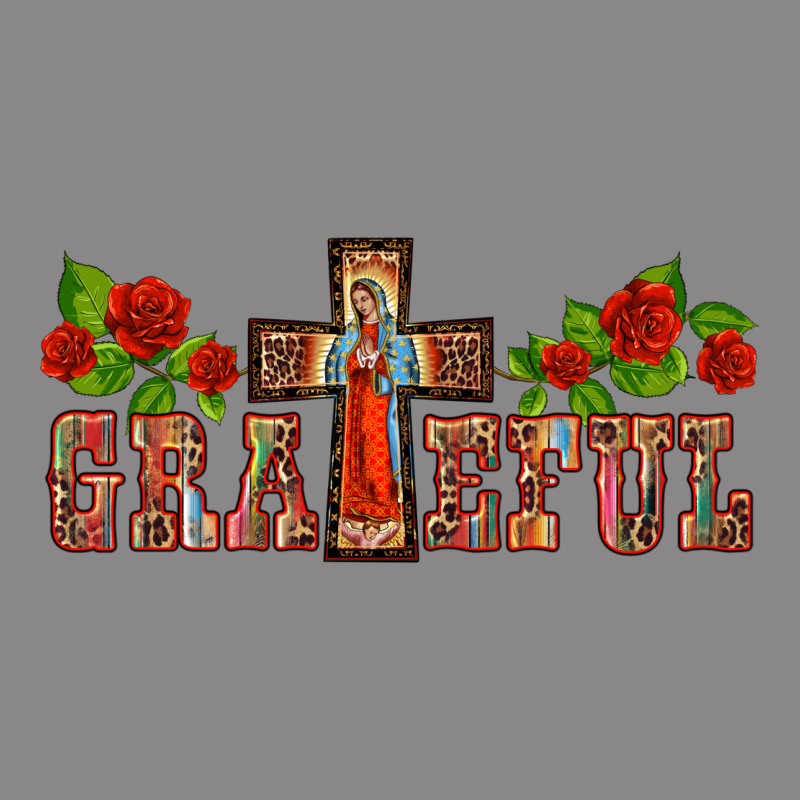 Grateful Guadalupe Cross Vintage Tee by BarkalooDesign | Teevron