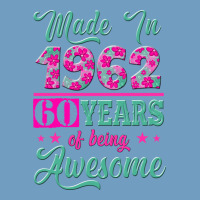Made In 1962, 60 Years Of Being Awesome Urban Heavy Tee | Teevron