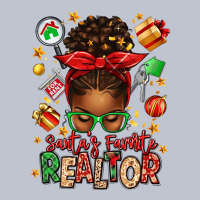 Santas Favorite Realtor Messy Bun Premium Hoodie | Teevron