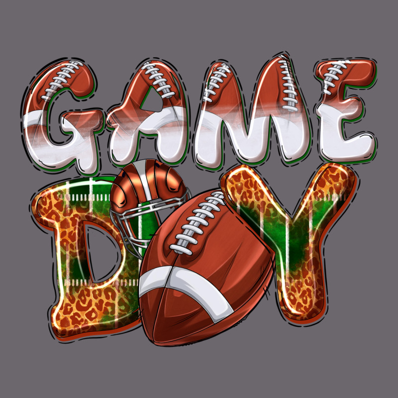 Game Day Leopard Football Premium Sweatshirt by NancyCooperArtShop | Teevron