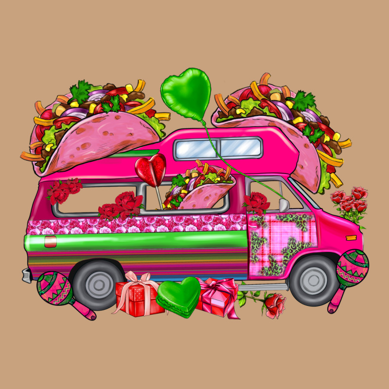 Valentines Day Tacos Truck Vintage Tee by NancyCooperArtShop | Teevron