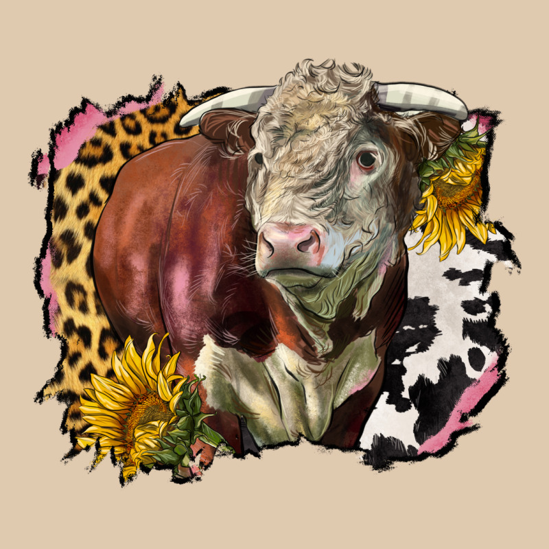 Hereford Bull Western Background Heavyweight Sweatshirt by LillyAllenDesigns | Teevron
