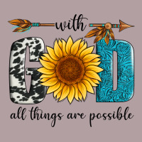 With God All Things Are Possible Vintage Hoodie | Teevron