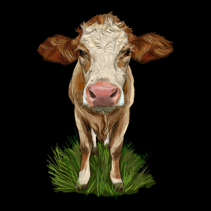 Simmental Heifer Heavyweight Sweatshirt by LillyAllenDesigns | Teevron